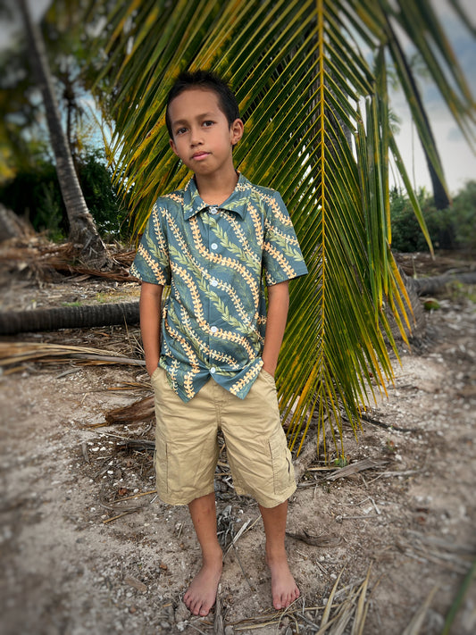 Keiki button up shirts