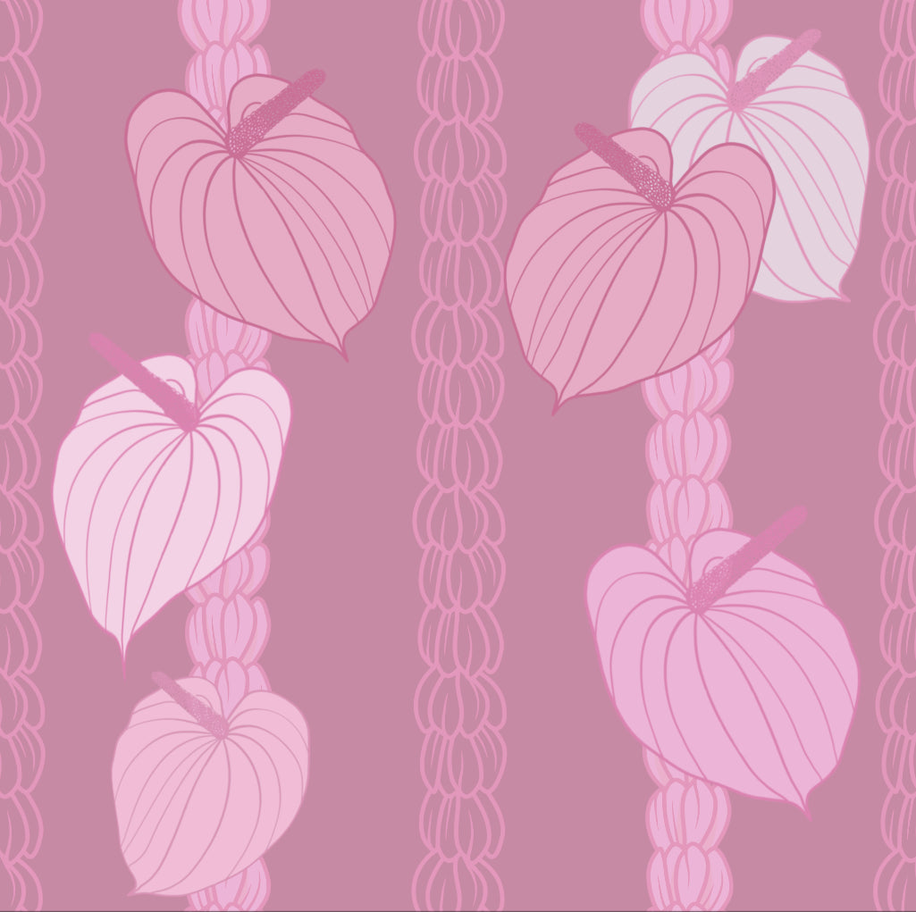 Pink Anthurium Swaddle